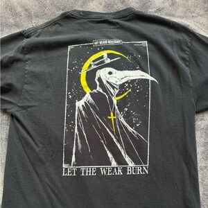 Any Means Necessary Plague Doctor Men's T-Shirt Size L